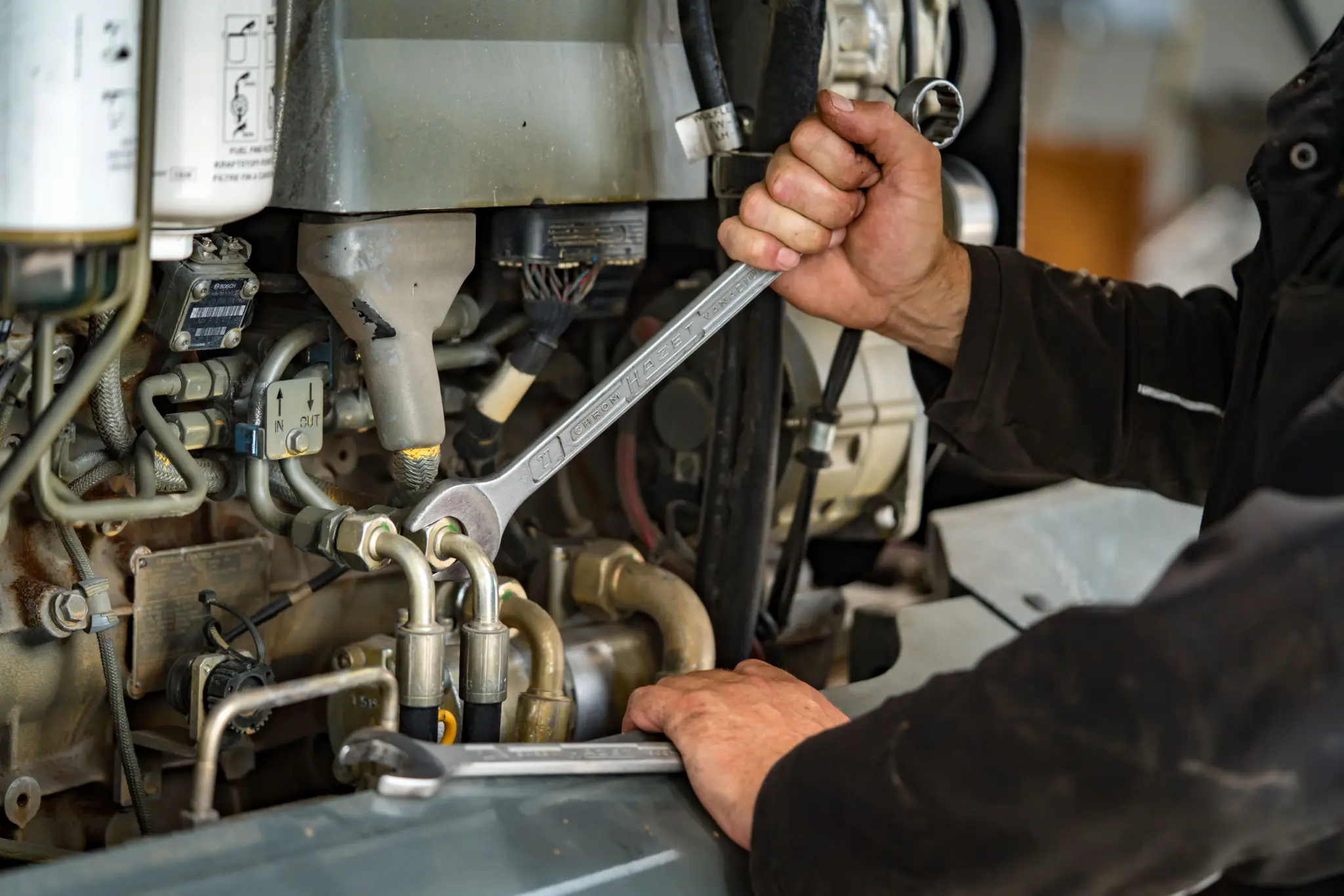 Werkplaatsmonteur bij Schots Machinery